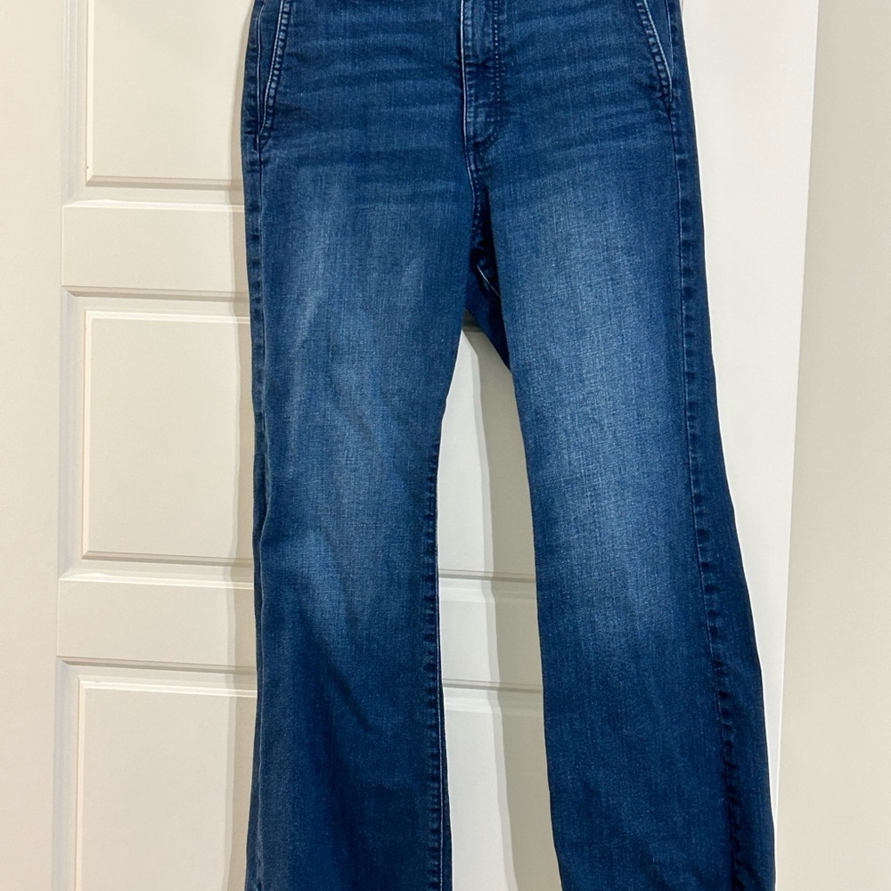 Ann Taylor Dark Blue Flare Jeans